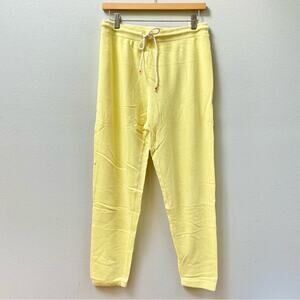 Marine Layer Blake Vintage Terry Drawstring Joggers Banana Yellow Women's Small